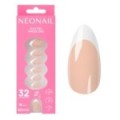 Flex Gel Press Ons 32 ud - Perfect French Medium Almond