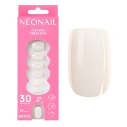 Flex Gel Press Ons 30 ud - Glazed Toffee Short Square | NEONAIL Flex Gel Press Ons 30 ud - Glazed Toffee Short Square | NEONAIL